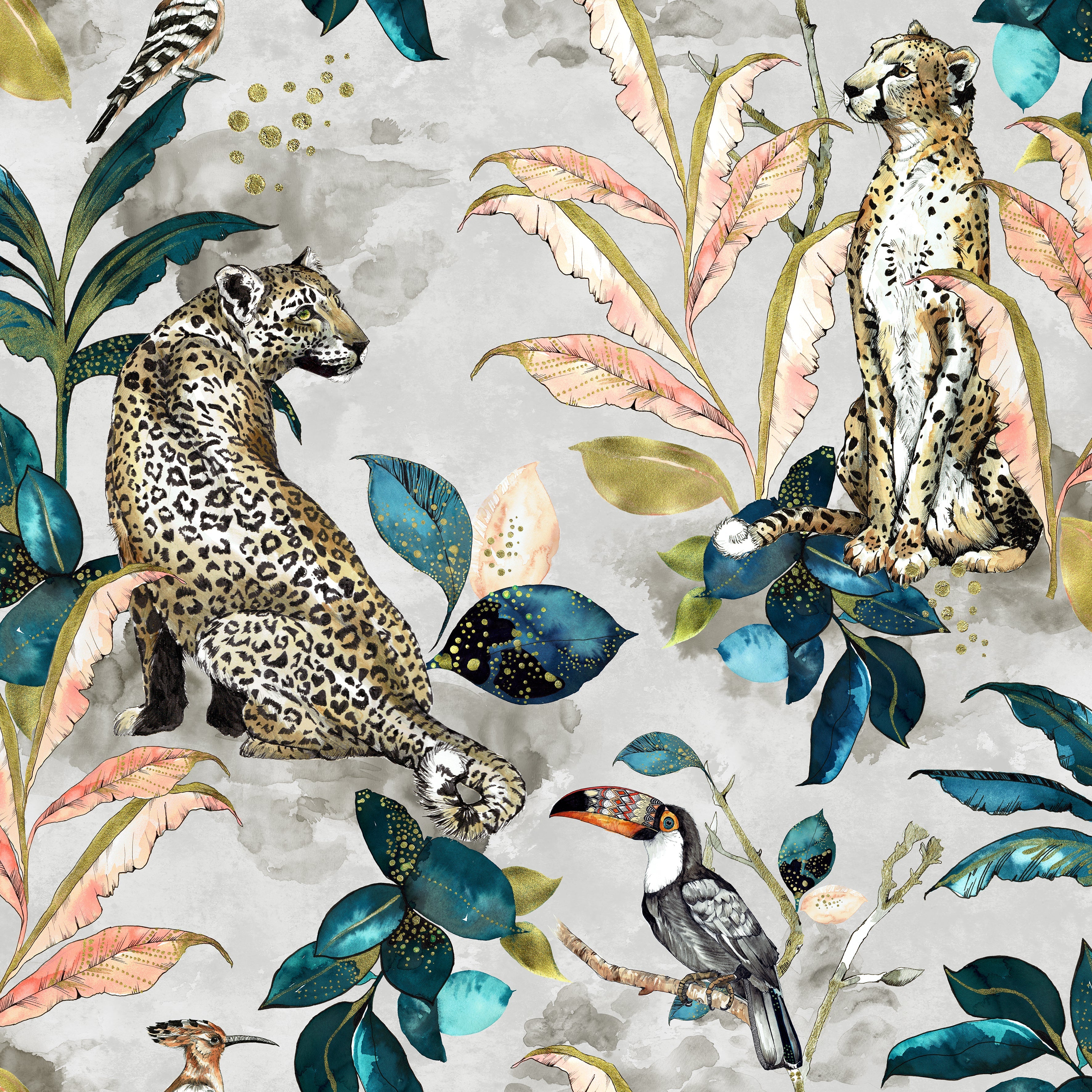 Cheetah Wallpaper by Graduate Collection