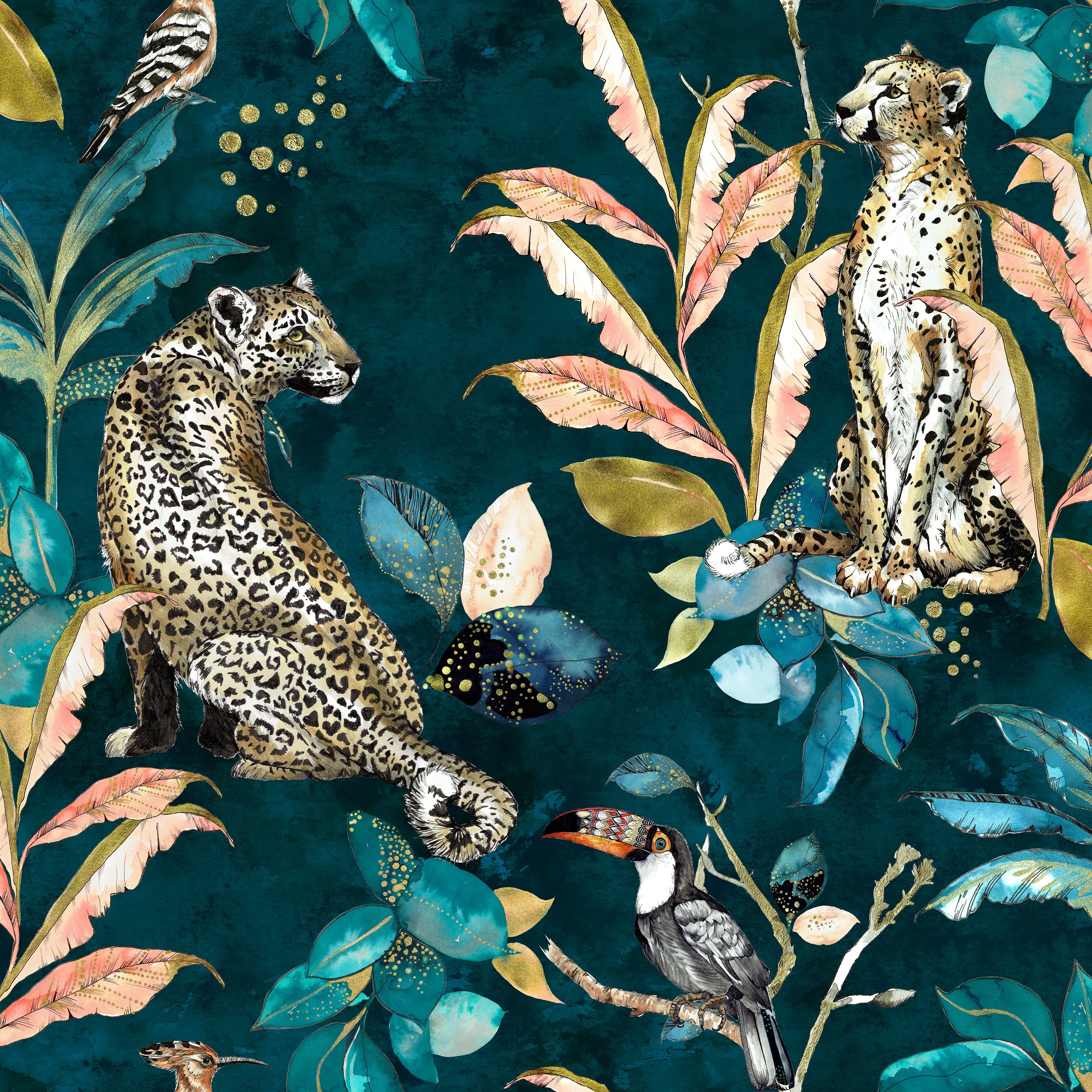 Cheetah Wallpaper by Graduate Collection