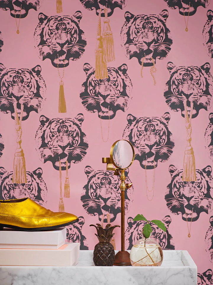 Coco Tiger wallpaper by Studio Lisa Bengtsson