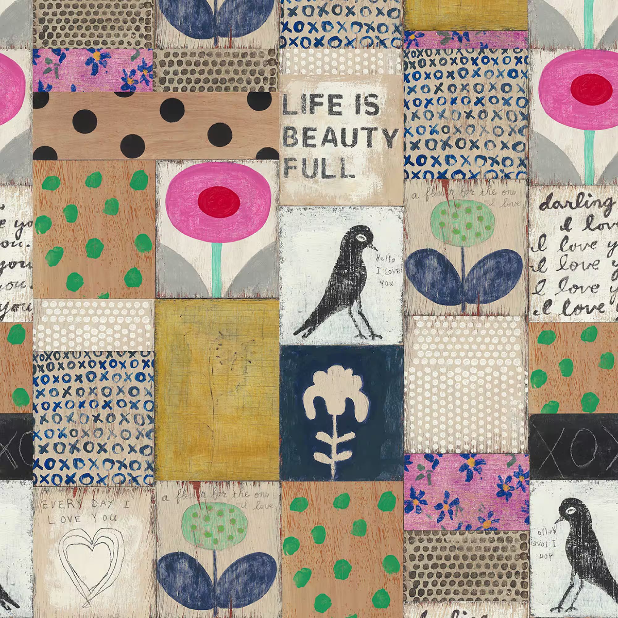 Collage Wallpaper by Mind the Gap