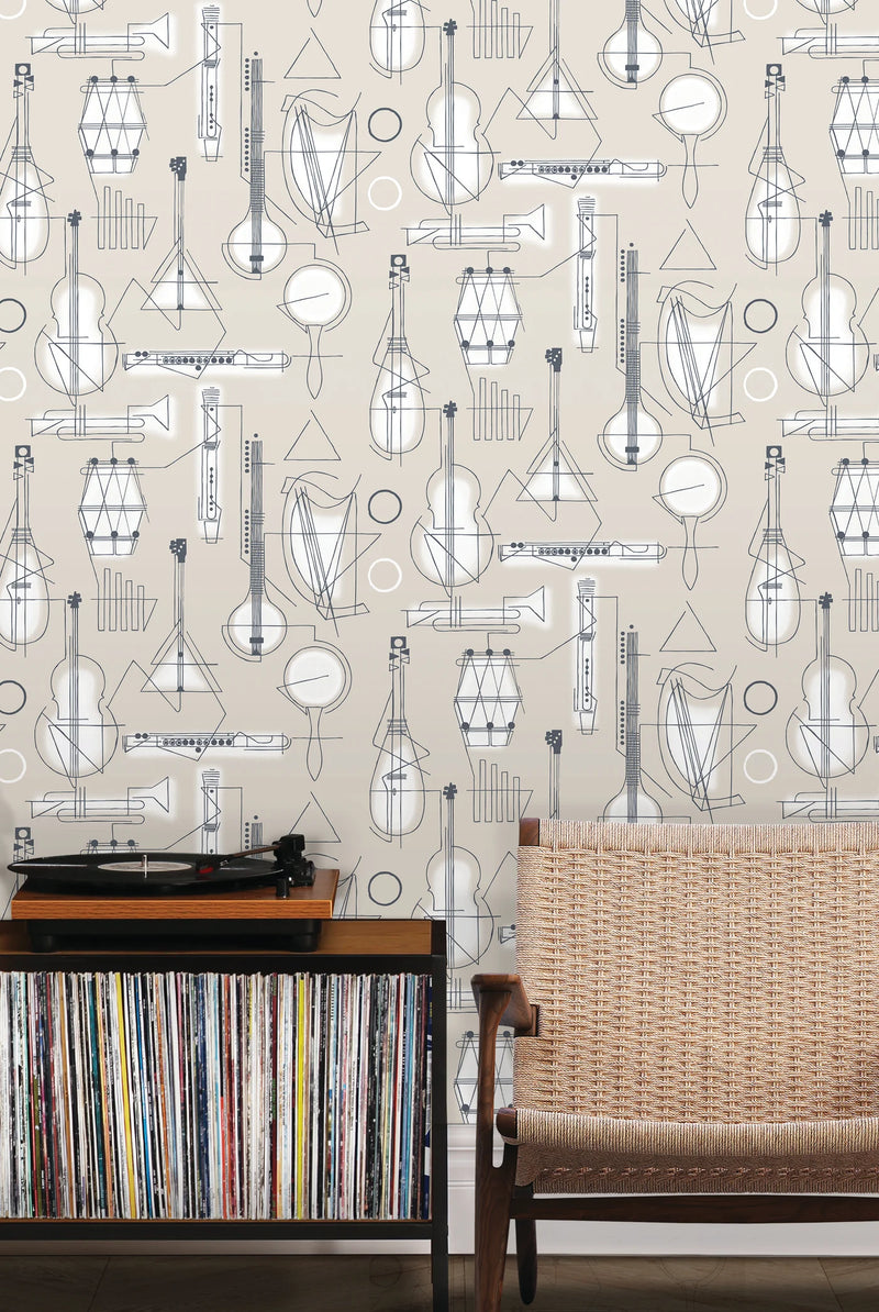 Concert Wallpaper by Mini Moderns