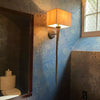 Coralline Midnight Gold Wallpaper by Abigail Borg