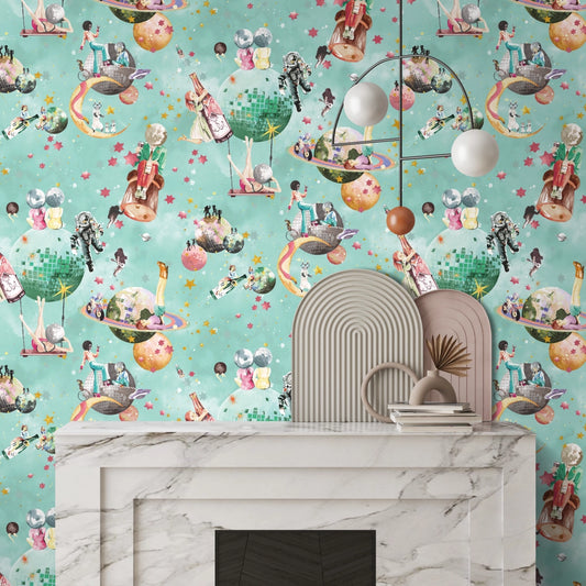 Cosmic Groove Wallpaper by Brand Mckenzie