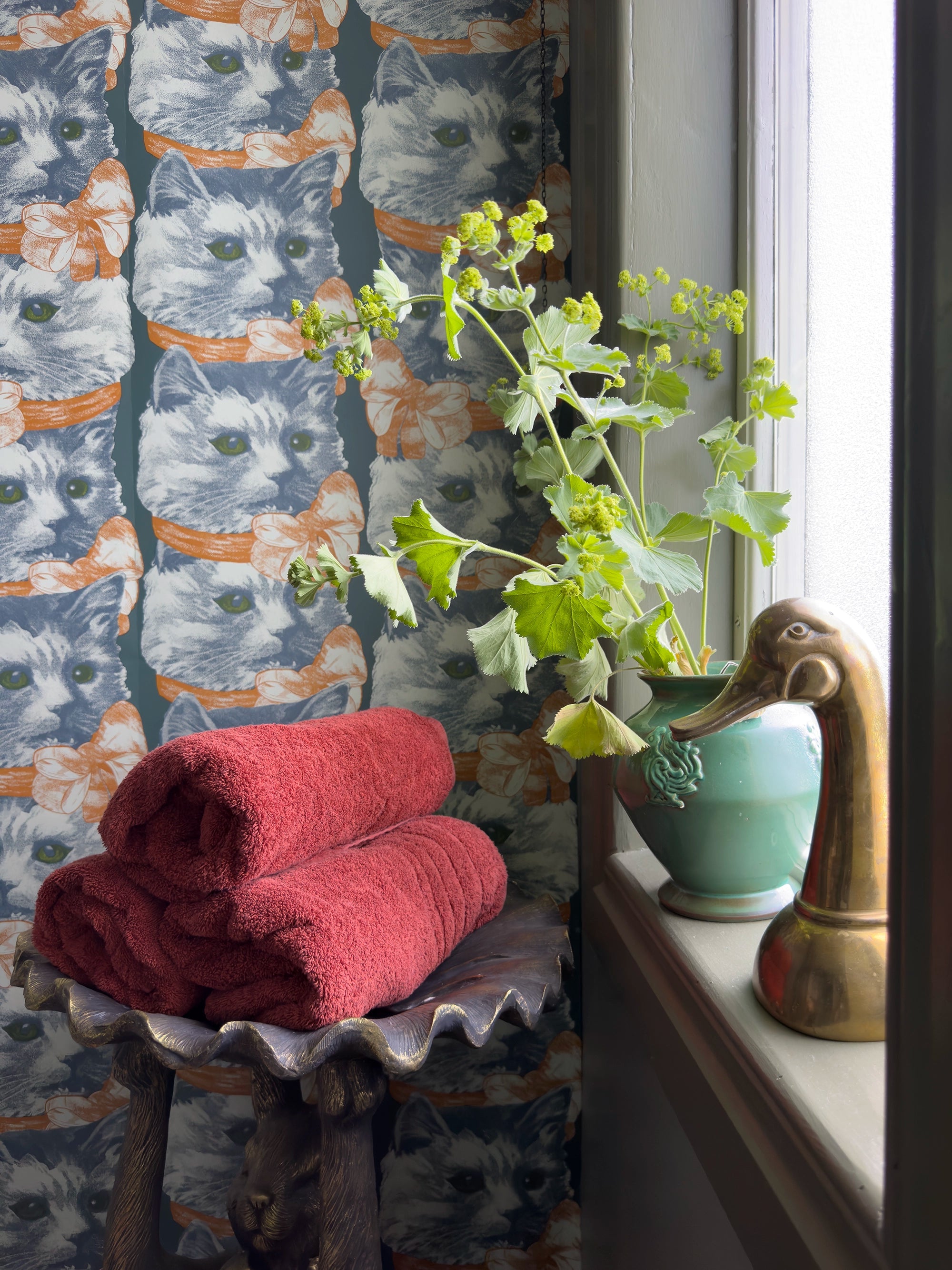 Crazy Cat Lady Wallpaper by Studio Lisa Bengtsson