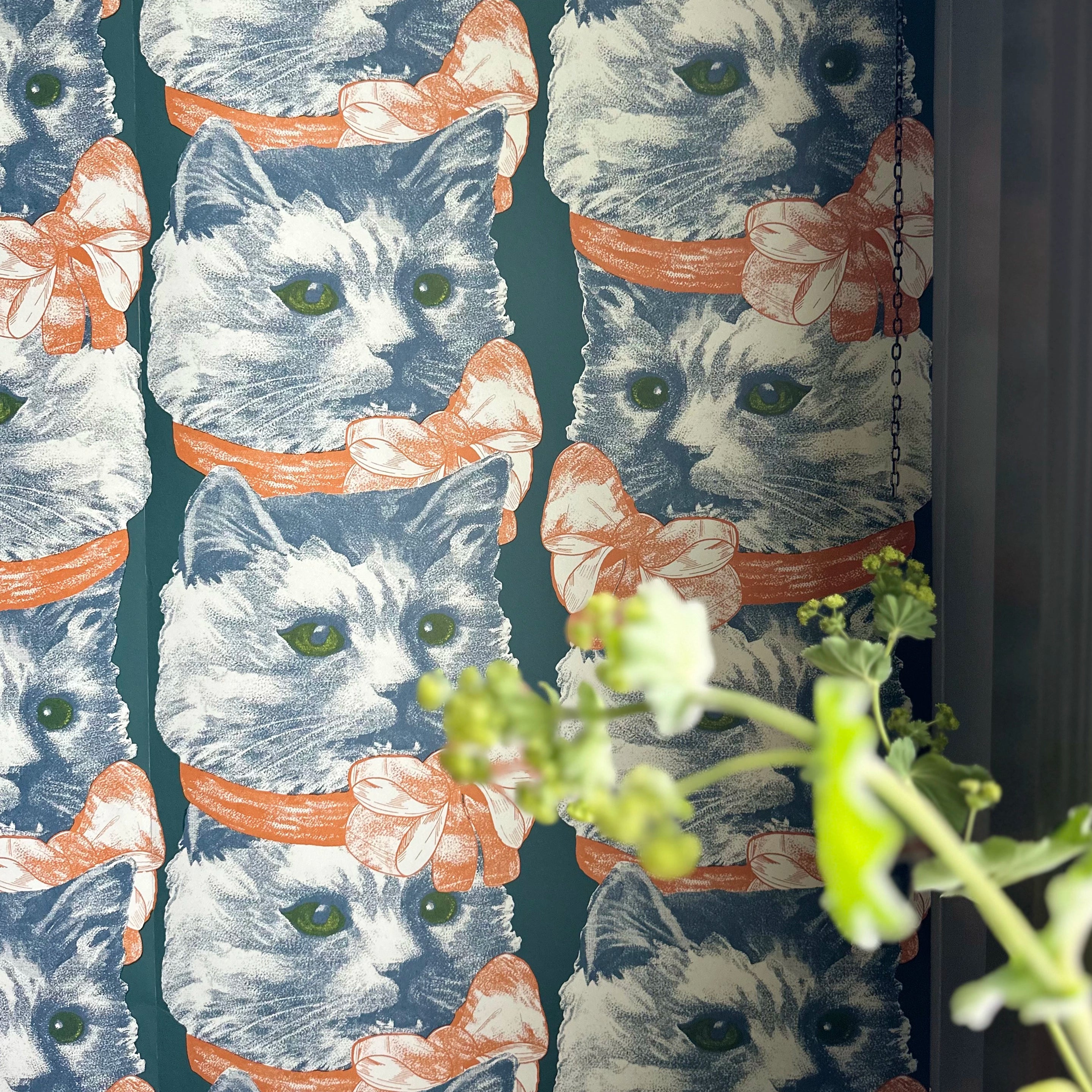 Crazy Cat Lady Wallpaper by Studio Lisa Bengtsson