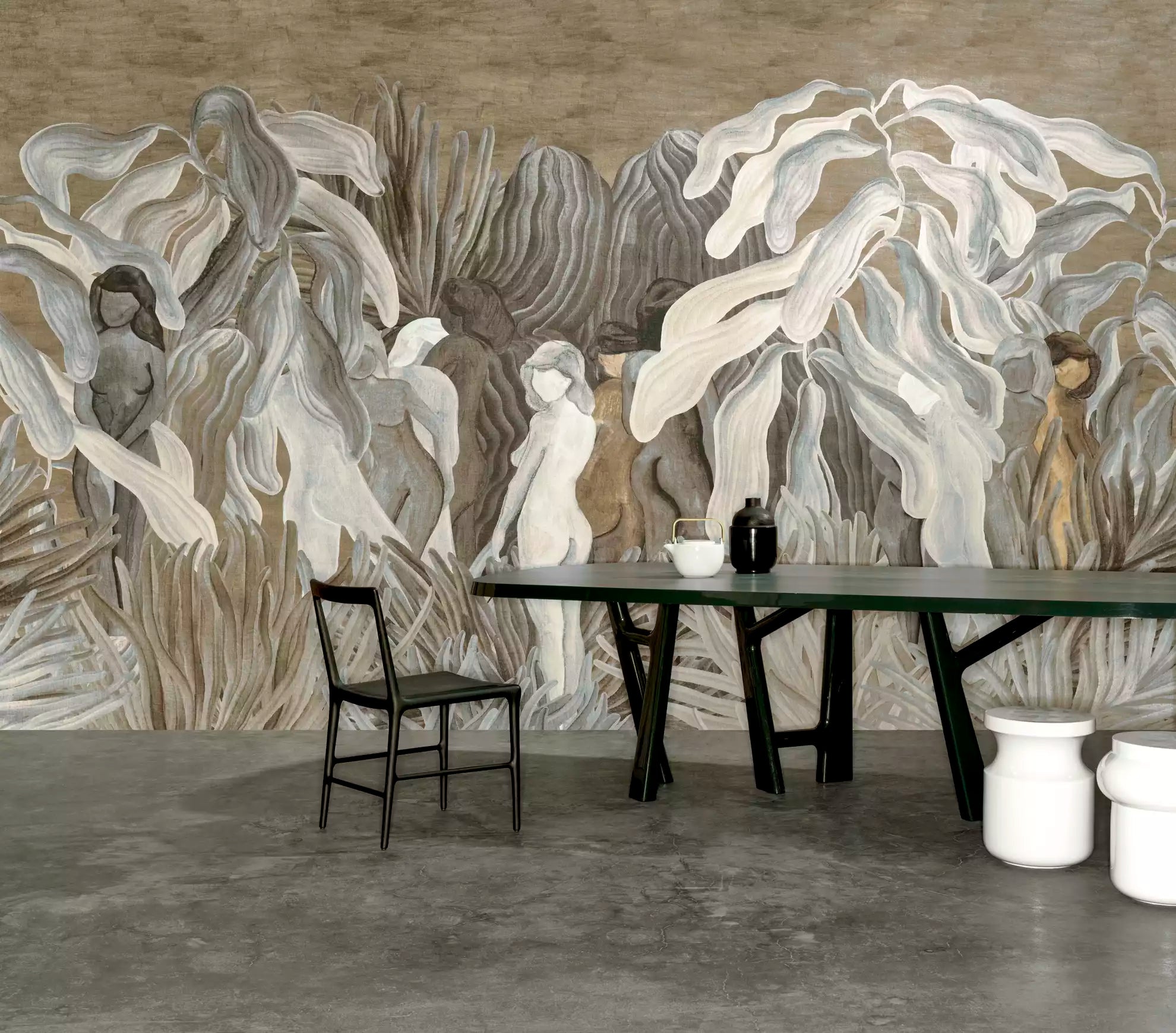 Secret Silhouettes Wall Mural by Arte