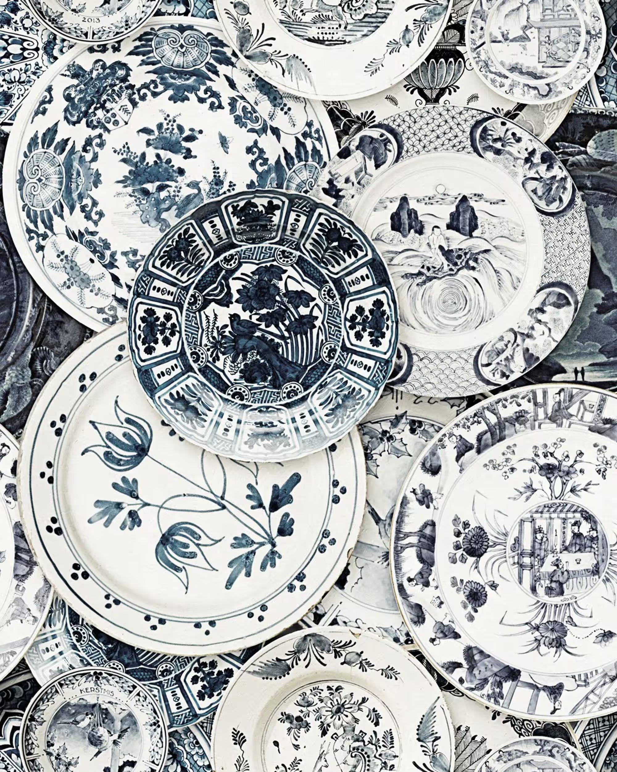 Delftware Vintage Wallpaper by Mind the Gap