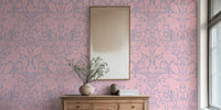 Asian Crane Pond  Mural by HappyWall