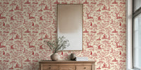 Enchanted Forest Cat Mural by HappyWall