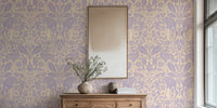 Asian Crane Pond  Mural by HappyWall