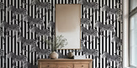 Zebra Walk Mural by HappyWall