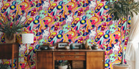 70s Roller Disco Mural by HappyWall