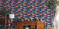 Whimsical Aquatic Kings Underwater World Mural by HappyWall