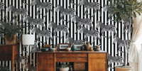 Zebra Walk Mural by HappyWall