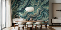 Sapphire Agate Mural by HappyWall