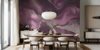Fancy Faux Marble  Mural by HappyWall