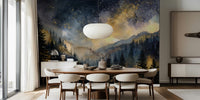 Starry Woodland Dreamscape Mural by HappyWall