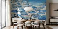 Coastal Blue Vacation Mural  by HappyWall