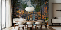 Amsterdam City Mural by HappyWall