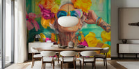 Ageless Confidence Style Icon Portrait Mural by HappyWall