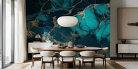 Fancy Faux Marble  Mural by HappyWall