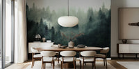 Misty Forest Beauty II Mural by HappyWall