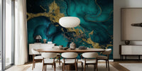 Fancy Faux Marble  Mural by HappyWall