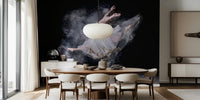 Cloud Dancer Mural by HappyWall