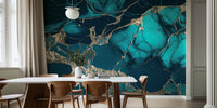 Fancy Faux Marble  Mural by HappyWall