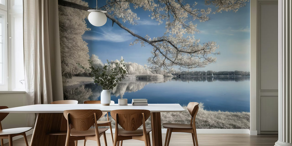 Renkowo Snowy Landscape Mural by HappyWall