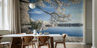 Renkowo Snowy Landscape Mural by HappyWall
