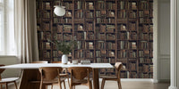 Old Bookshelf Wallpaper Mural by HappyWall