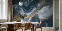 Fancy Faux Marble  Mural by HappyWall