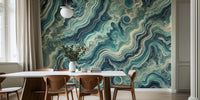 Sapphire Agate Mural by HappyWall