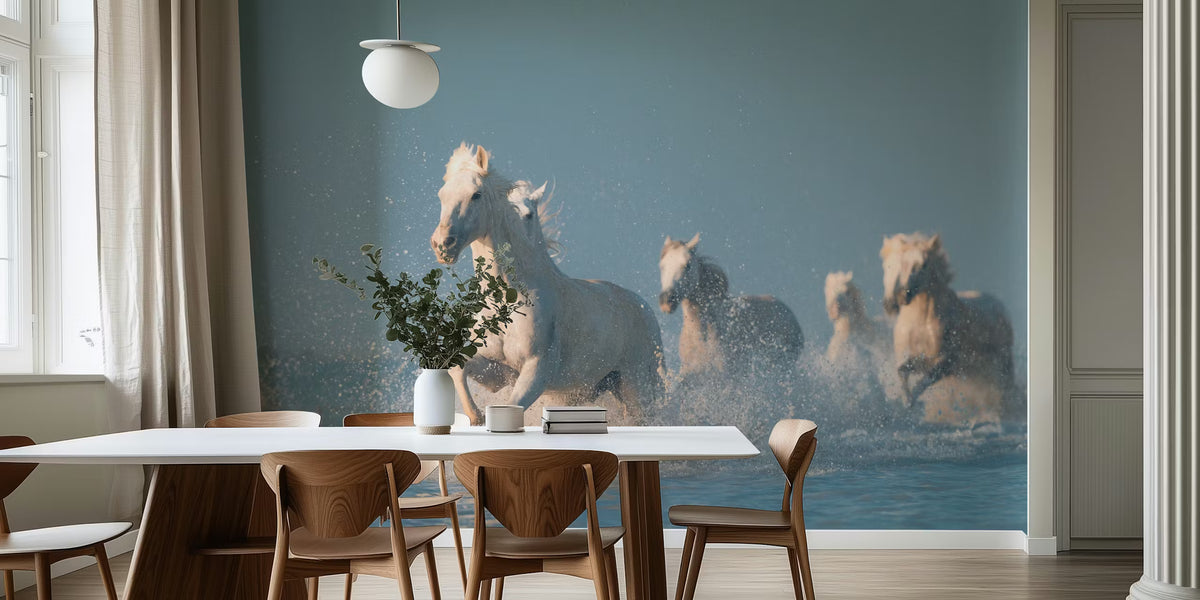 Angels of Camargue Mural by HappyWall