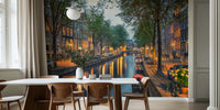 Amsterdam City Mural by HappyWall