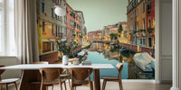 Morning In Venice City Mural by HappyWall