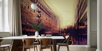 London City Europe Mural by HappyWall