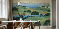 Sunday Golf Mural by HappyWall