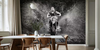 Mud Bike Mural by HappyWall