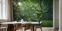 Japanese Tree Mural by HappyWall
