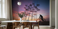 Umbrellas Mural by HappyWall