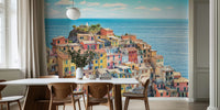 Manarola Architecture Mural by HappyWall