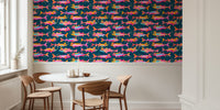 Whimsical Aquatic Kings Underwater World Mural by HappyWall