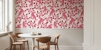 Vintage Chinese Tigers Florals Chinoiserie Mural by HappyWall