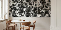 Black Cats Maze Mural by HappyWall