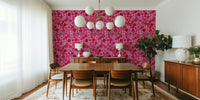 Pick A Posy Retro Boho Flowers Mural by HappyWall