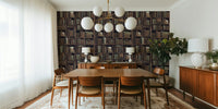 Old Bookshelf Wallpaper Mural by HappyWall
