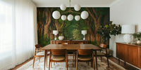 Soft Morning Light at the Acacias Mural by HappyWall
