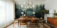 Misty Forest Beauty II Mural by HappyWall